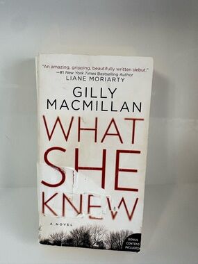 📚 3/$25 📚 What She Knew by Gilly Macmillan Book